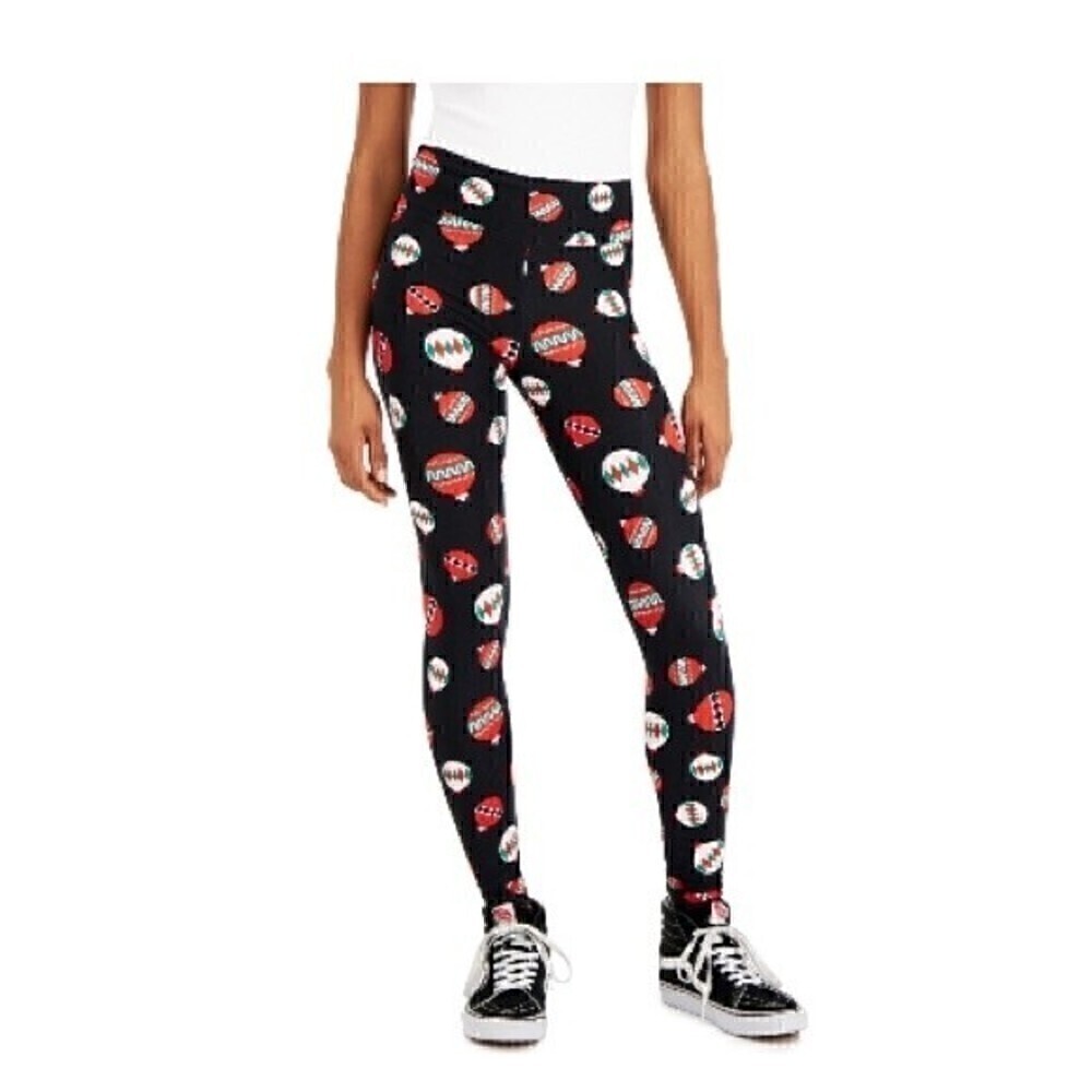 Holiday Printed Leggings Planet Gold Juniors' NWT